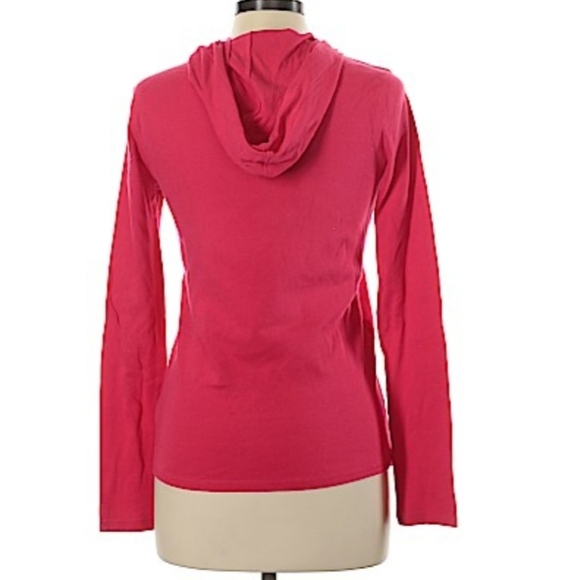 DKNY JEANS Women's Long-sleeved Hooded T-shirt - Picture 2 of 6